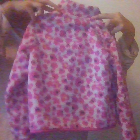 Extremely ME>brand. A kids floral winter fluffy coat. - Picture 2 of 3